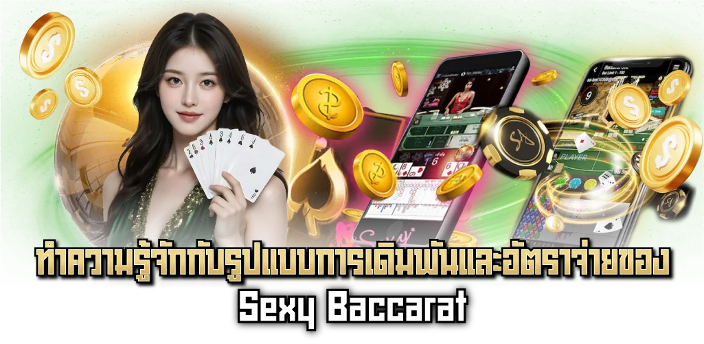 ทำความรู้จักกับรูปแบบการเดิมพันและอัตราจ่ายของ Sexy Baccarat